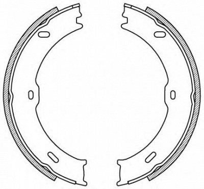 OPEN PARTS bsa221700 -  Комплект тормозных колодок